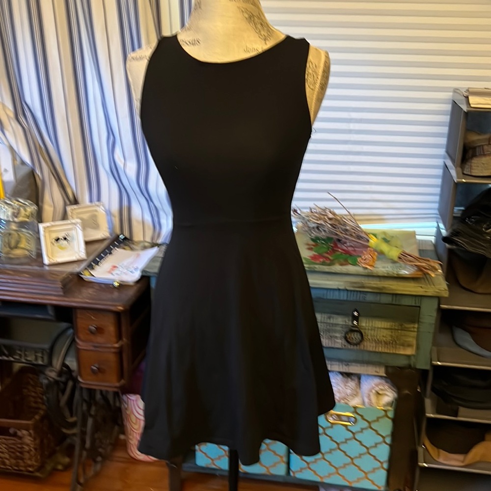 Pink little black dress